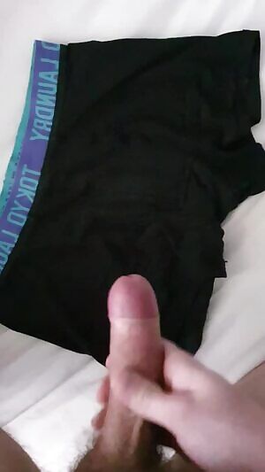 Cumming on my boxers