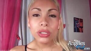 pretty little cock stroker Angeles Cid