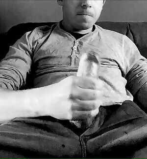 my cock covered in honey