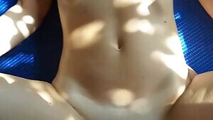 Huge cumshot on amateur milf