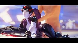 Widowmaker Gets Dicked at the Museum