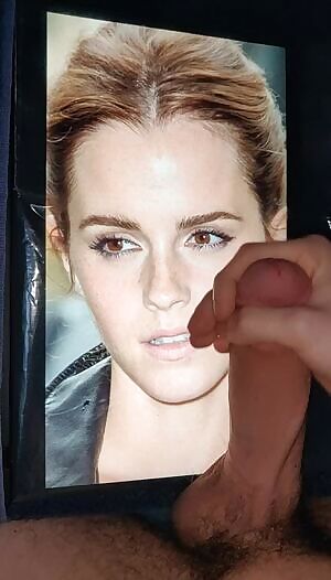 Emma Watson week - day 7 - tribute 2 - another bud jerkin his big hard cock and a hot cum tribute 4 Emma Watson - If u want 2 b fed celebs and porn and show off jerkin over them on a second screen - public or private sessions - add hertsgirls on k1k