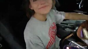 College girl embarrassed reveal