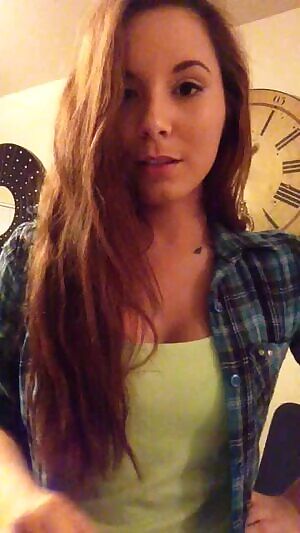 Beautiful girl stripping