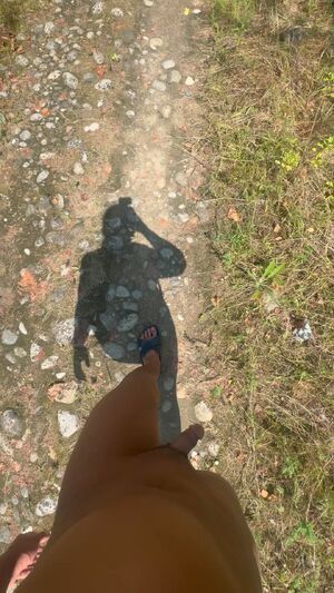 Gay Outdoors Cock Exhibitionist Hiking Naked
