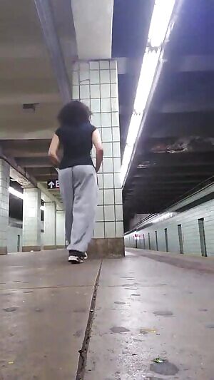 Subway Masturbation
