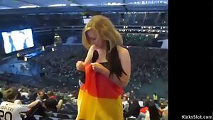 flashing at stadium