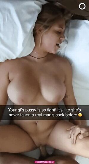 She's not used to bigger dicks. Yours is so small 💋 ~ HypnoStella.com
