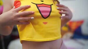 Do you Like small boobies with Hard nipples?