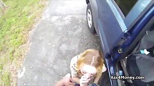 Getting sucked outdoors by the car