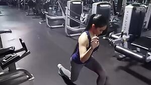 At the gym