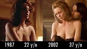 Diane Lane - 1987 vs 2002 - Nude Comparison