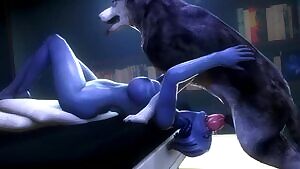 Liara gets face-fucked