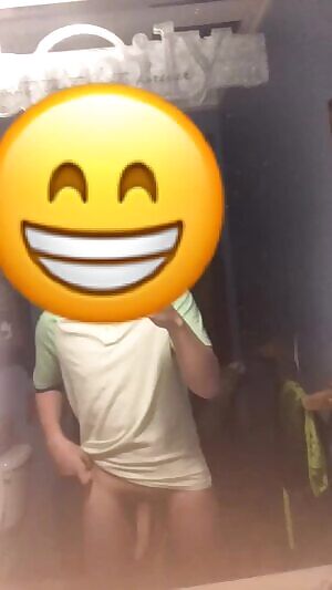 Skinny teen, huge cock