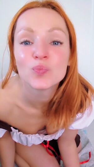 POV Kiss Cute Kissing Pale Redhead