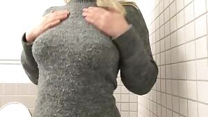 Flashing him from the bathroom outside the lecture hall