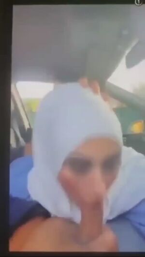 Sweet Hijabis Arab Big Dick Blowjob