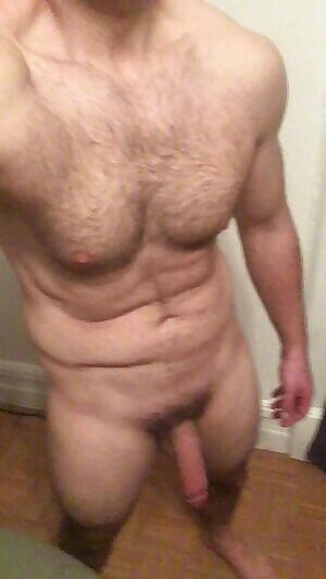 teasing hefty jock flopping around