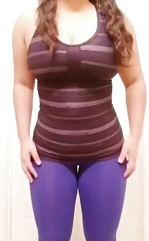 Back from the gym 😘