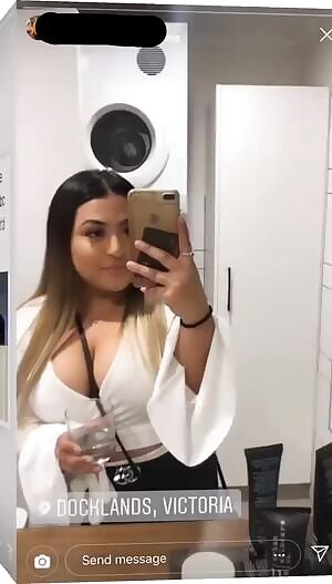 Busty Asian craving a cock to lick