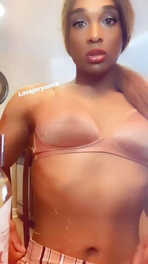 Ponytail and my favorite striped pants.