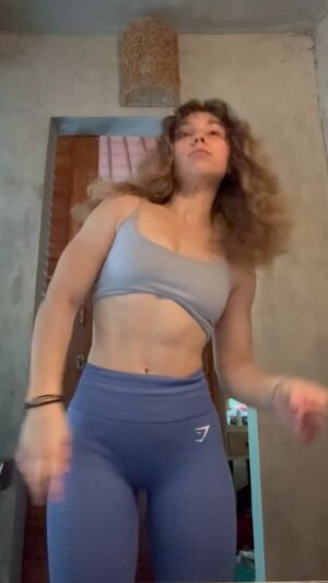 Love to strip after a sweaty workout...