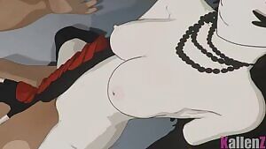 Raven Goes For A Ride On One Of Her Tribe Members