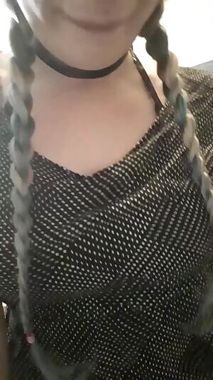 Piggy tails for you to grab when i ride you!