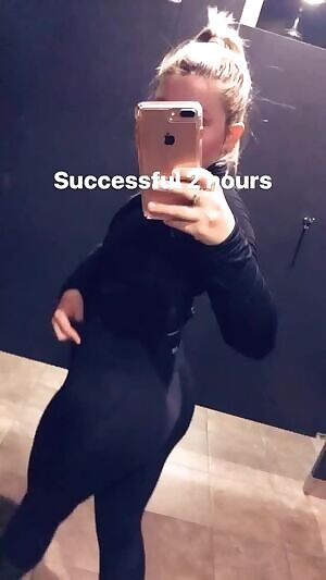 My friend Mary in leggings