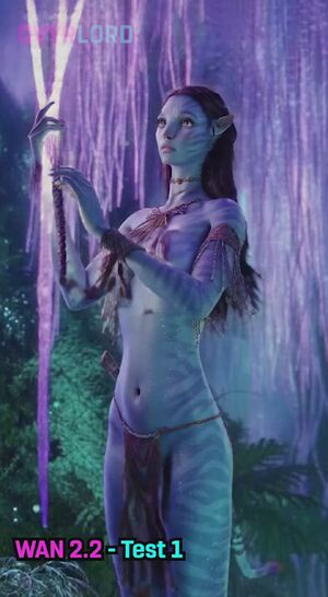 Alien Ai Generated Blue