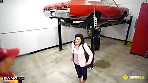 Bang Roadside - Becky Bandini - Becky Bandini Needs To Get Home To Her Husband In Time For Dinner