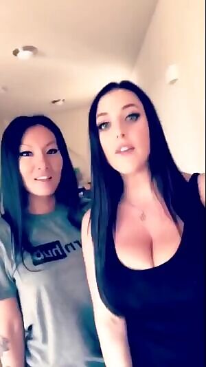 angela white bouncing with a helping hand