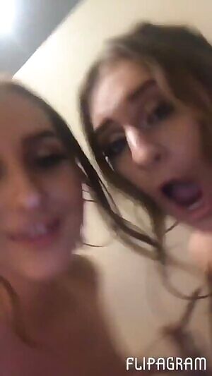 Holly shows her tits