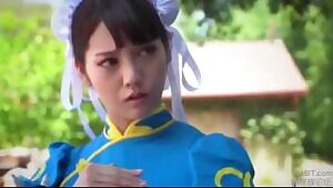 Street fighter in Japanese porn