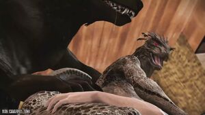 Monster Sex 3D Anal Creampie Animation