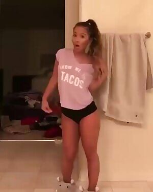 She must love guys jerking to her ass.. She needs to be double stuffed..