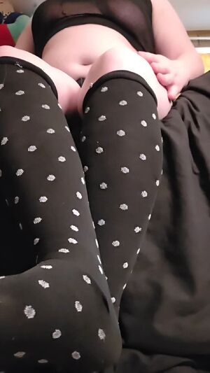 Trans Women Foot Knee High Socks