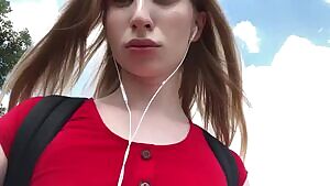 Visceratio Gives a Quick Peek while out for a walk