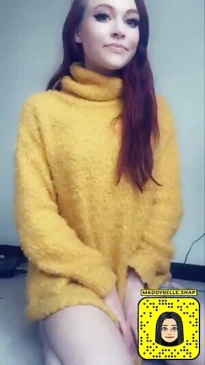 Hiding under my big sweater