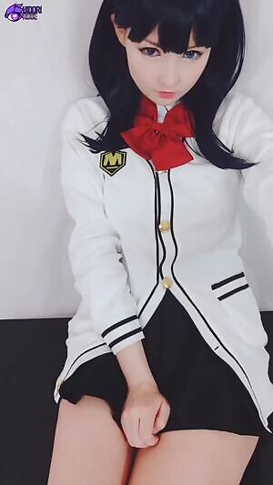 My Rikka Takarada cosplay - Self pleasure + ahegao ~ Hidori Rose