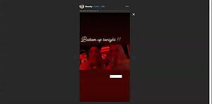 Dancing on a table for her birthday