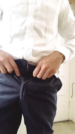 Tried on a suit for my wedding today and my fiancé said she could see “everything”...maybe I should wear underwear next time 😬