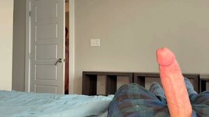 Mom and Aunt get caught gawking at son's morning wood