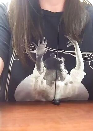 Tits out when I’m bored at work