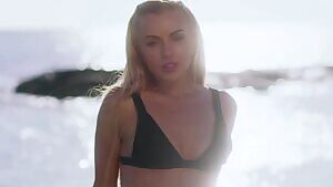 Cute Blonde Takes Afro BBC