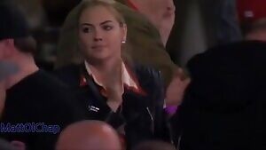 Kate Upton bursting out at a baseball game