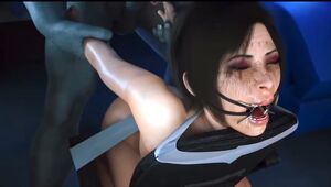 Alien 3D Anal Anime Bondage