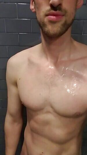 I prefer to be licked clean, but a shower will do.