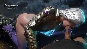 Aurora blowjob,