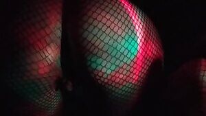 Ass in fishnet